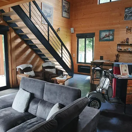 Chalet Bois Le Havre Du Sotrè Sauna Panoramique Jacuzzi 14 Personnes Et 2 Bébés