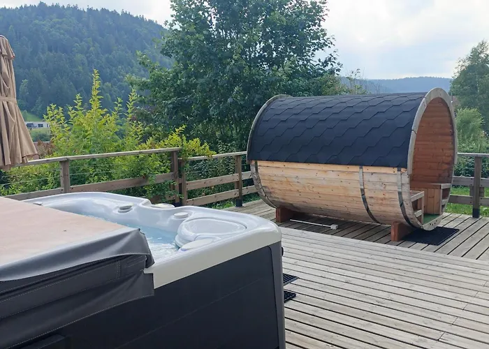 Bois Le Havre Du Sotre Sauna Panoramique Jacuzzi 14 Personnes Et 1 Bebe *