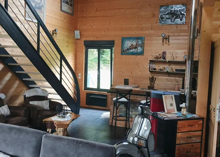 Horská chata Bois Le Havre Du Sotre Sauna Panoramique Jacuzzi 14 Personnes Et 1 Bebe Gérardmer