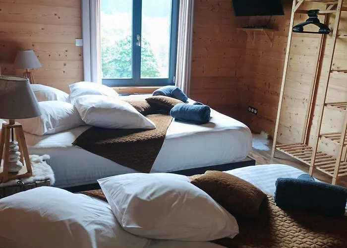 Bois Le Havre Du Sotre Sauna Panoramique Jacuzzi 14 Personnes Et 1 Bebe Horská chata