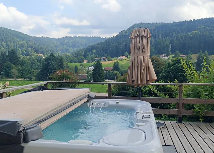 Horská chata Bois Le Havre Du Sotre Sauna Panoramique Jacuzzi 14 Personnes Et 1 Bebe Gérardmer