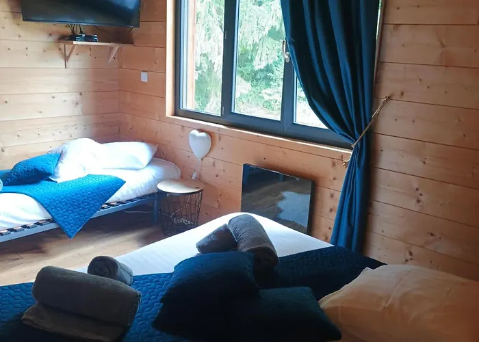 Bois Le Havre Du Sotre Sauna Panoramique Jacuzzi 14 Personnes Et 1 Bebe Gérardmer