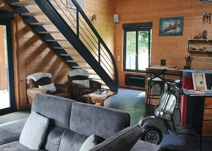 Horská chata Bois Le Havre Du Sotre Sauna Panoramique Jacuzzi 14 Personnes Et 1 Bebe