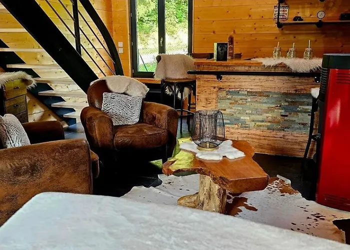 Bois Le Havre Du Sotre Sauna Panoramique Jacuzzi 14 Personnes Et 1 Bebe Horská chata Gérardmer