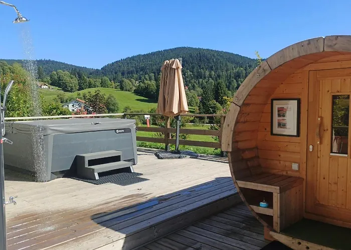 Bois Le Havre Du Sotre Sauna Panoramique Jacuzzi 14 Personnes Et 1 Bebe Horská chata Gérardmer