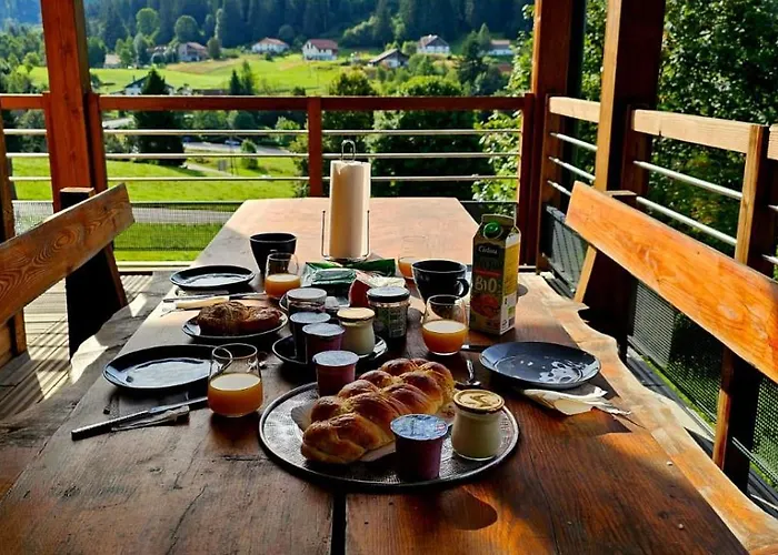 Horská chata Bois Le Havre Du Sotre Sauna Panoramique Jacuzzi 14 Personnes Et 1 Bebe Gérardmer
